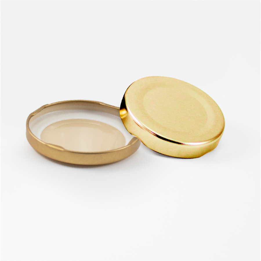 Tapa Metalica 53mm Dorada Tapa Metalica 53mm Dorada