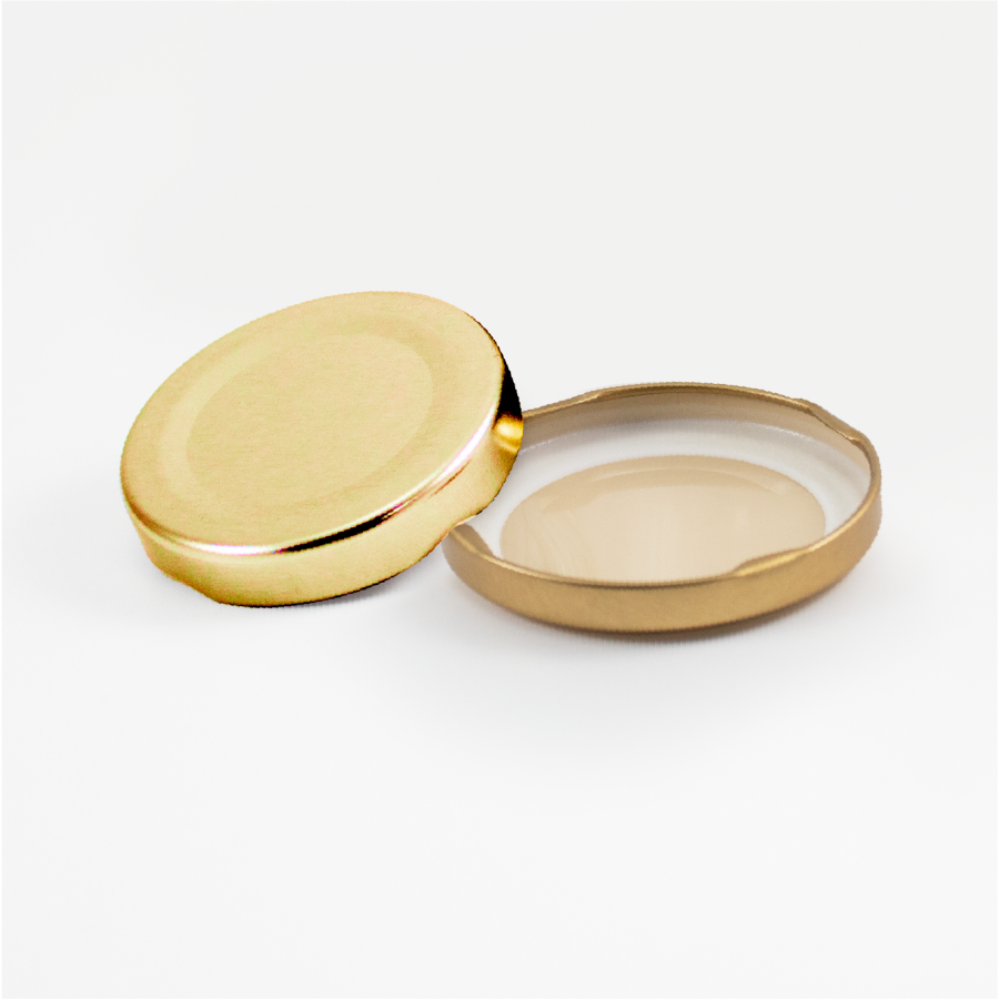 Tapa Metalica 63mm Dorada Tapa Metalica 63mm Dorada