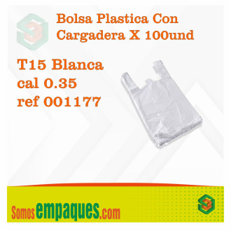 Bolsa Plastica Con Cargadera X 100und