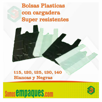 Bolsa Plastica Con Cargadera X 100und