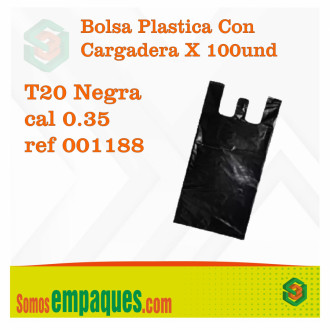 Bolsa Plastica Con Cargadera X 100und