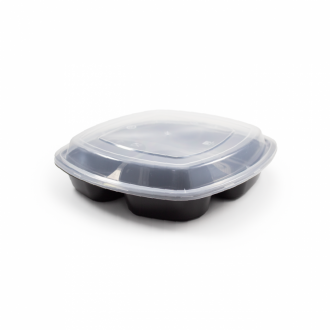Portacomidas Plastico P3, 3 Div Reutilizable X Und Star