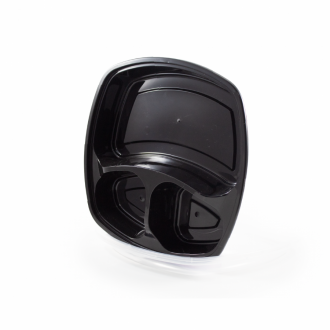 Portacomidas Plastico P3, 3 Div Reutilizable X Und Star