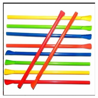 Pitillo Granizado Cuchara X 200 Und Oxo Biodegradable