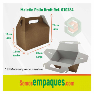 Maletin Pollo Kraft