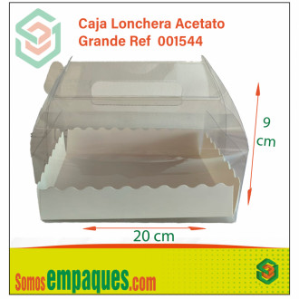 Caja Lonchera Acetato Grande