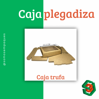 Caja Trufas Con Ventana