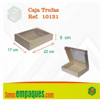 Caja Trufas Con Ventana