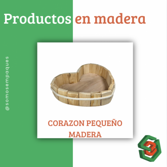 CORAZON PEQUEÑO MADERA
