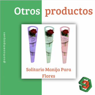 Solitario Manija Para Flores