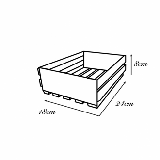Caja Madera Ancheta #2