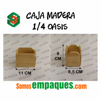 Caja Madera Pequeña ($590 x Mayor)