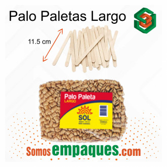 Palo Paleta Largo  X 1000 Und