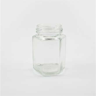 Frasco De Vidrio Hexagonal Mb110h Flint- 110cc To B.46