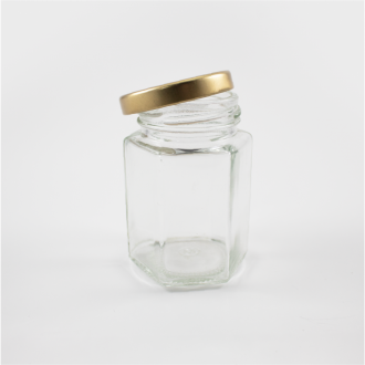 Frasco De Vidrio Hexagonal Mb110h Flint- 110cc To B.46