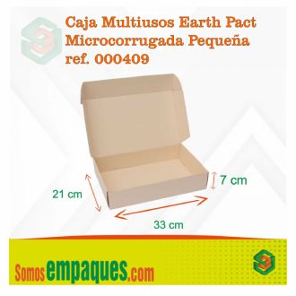 Caja Multiusos Earth Pact Eco Microcorrugada Pequeña