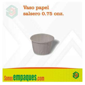 Vaso Papel Copa Salsero 0.75 Onz  X 250 Und
