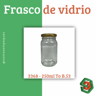 Frasco De Vidrio 3368 - 250ml To B.53
