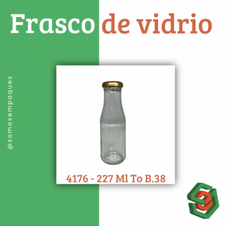 Frasco De Vidrio 4176 227 Ml To B.38