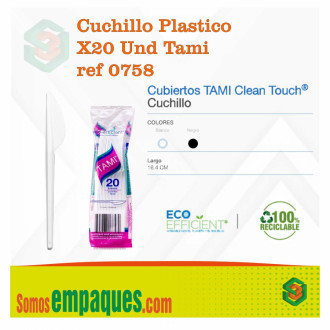 Cuchillo Plastico X20 Und Tami