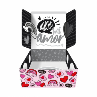 Caja Regalo Mediana Cth Amor Canelo