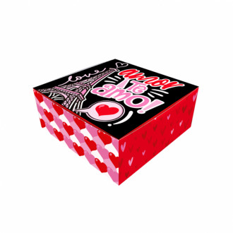 Caja Regalo Mediana Cth Amor Canelo