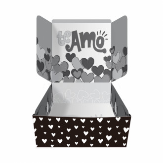 Caja Regalo Mediana Cth Amor Canelo