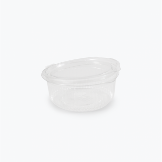 Contenedor Redondo Minipack Con Bisagra Resq S-8.5 Oz Darnel