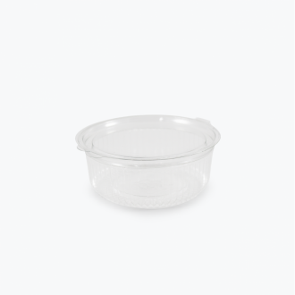 Contenedor Redondo Minipack Con Bisagra Resq S-8.5 Oz Darnel