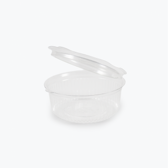 Contenedor Redondo Minipack Con Bisagra Resq S-8.5 Oz Darnel